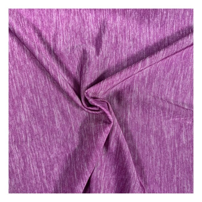 Lilac Stretch Slub Fabric by the Metre image number 1