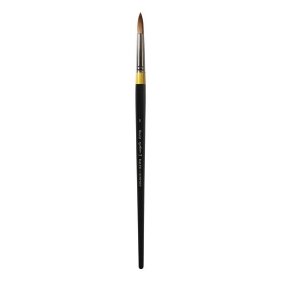 Daler-Rowney System3 Brush Round Long Handle 0/6 image number 1
