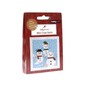 Snowman Mini Cross Stitch Kit image number 1