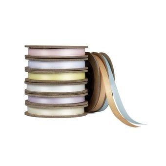 Light Pink Double-Faced Satin Ribbon 6mm x 5m image number 5