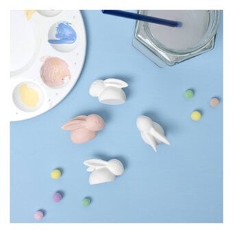 Mini Plaster Bunnies 4 Pack