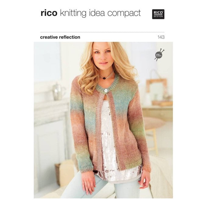Rico Creative Reflection Ladies' Cardigans Digital Pattern 143 image number 1