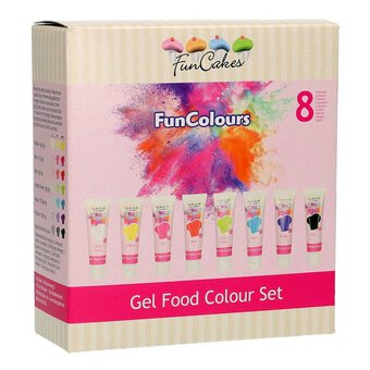 Funcakes Funcolours Gel Food Colouring 30g 8 Pack