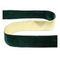 Green and Gold Wire Edge Velvet Ribbon 63mm x 3m image number 2