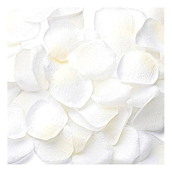 White Rose Petal Confetti 200 Pieces