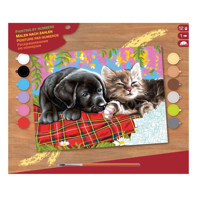 Painting by Numbers New Friends Hobbycraft
