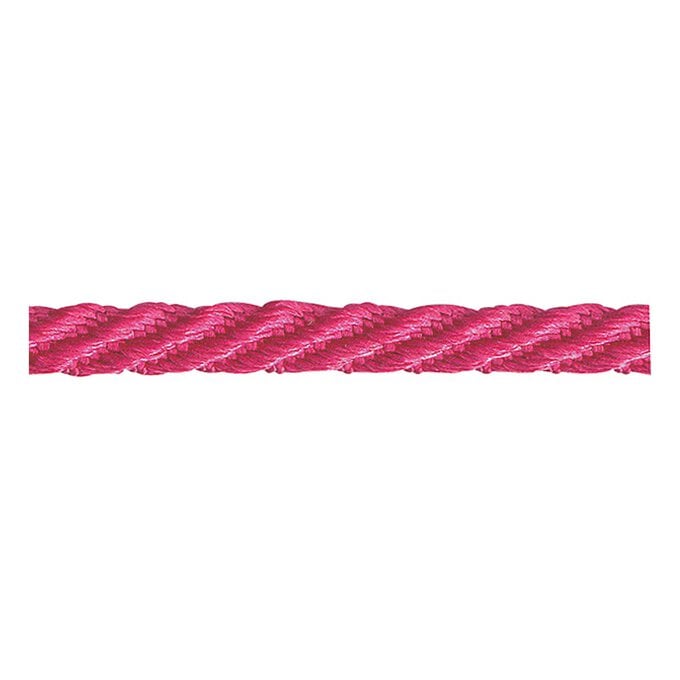 Berisfords Shocking Pink Barley Twist Rope by the Metre image number 1
