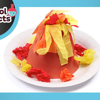 How to Make a Volcano from Paper