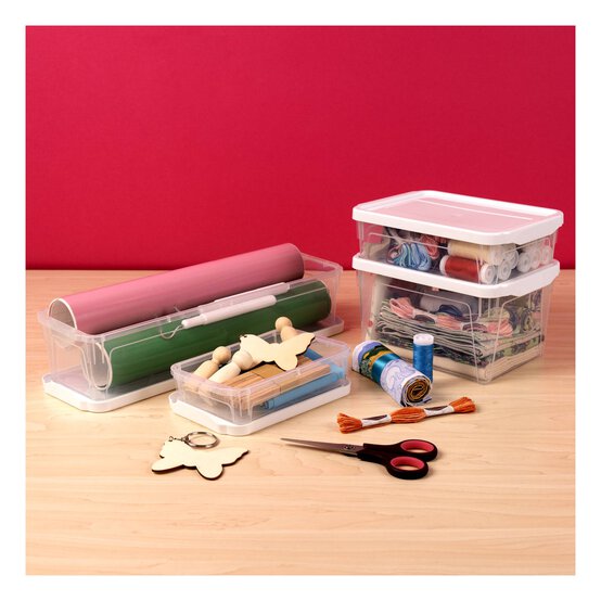 Whitefurze White Spacemaster Extra 1.9 Litre Storage Box  image number 5