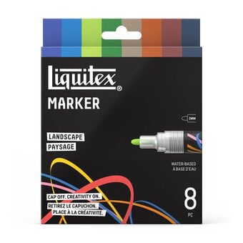 Liquitex Landscape Markers 2mm 8 Pack 