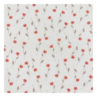 Langdale Valley Petal Stems Cotton Fabric by the Metre