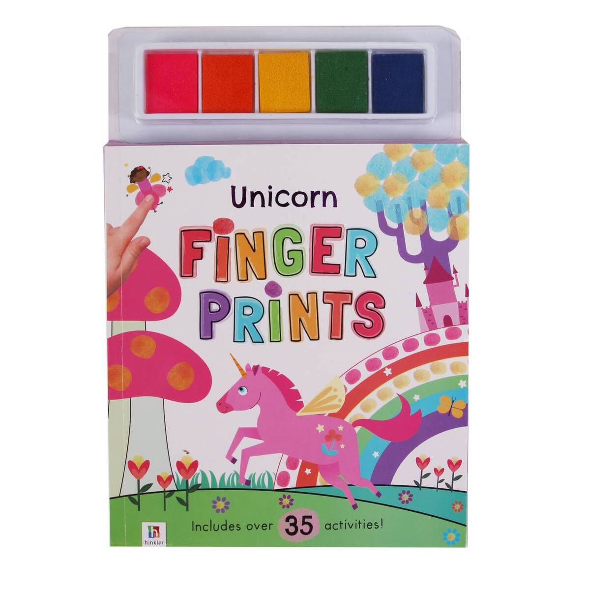 Unicorn Finger Prints Activity Book Hobbycraft