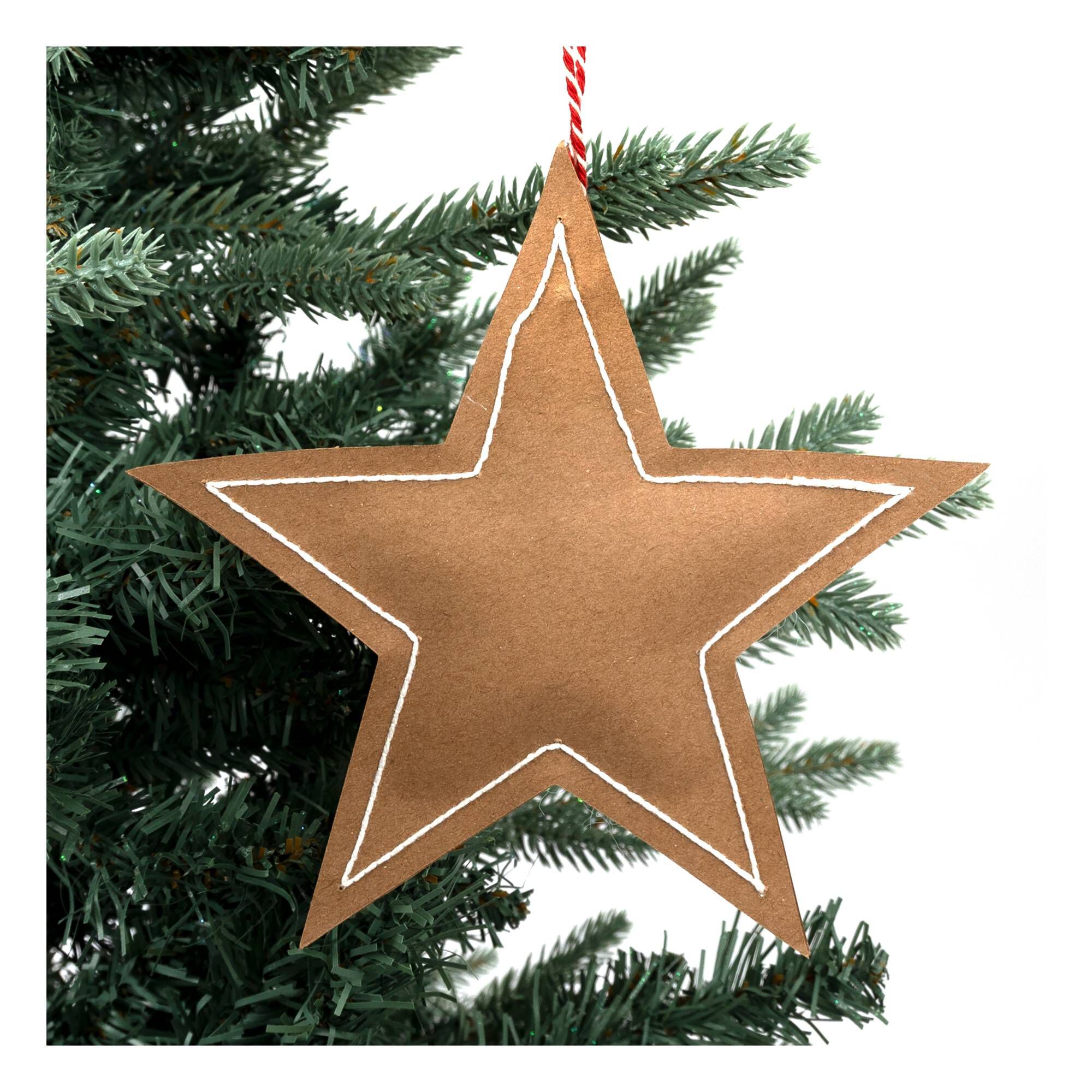 Kraft Paper Star Decoration 15cm Hobbycraft