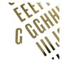Gold Chipboard Alphabet Stickers image number 3