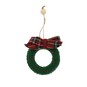 Hanging Felt Mini Wreath Decoration 9.5cm image number 1