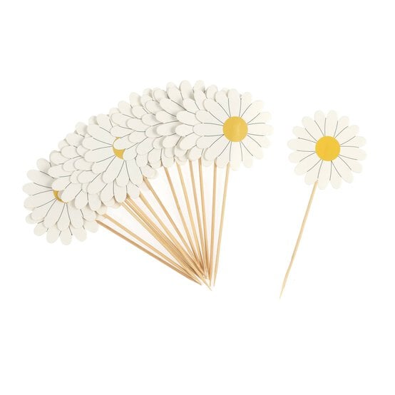 Daisy Cupcake Toppers 15 Pack image number 3