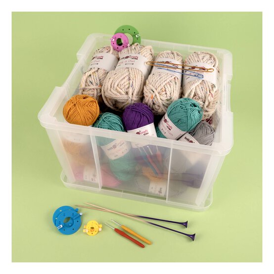 Whitefurze Allstore 48 Litre Clear Storage Box  image number 4