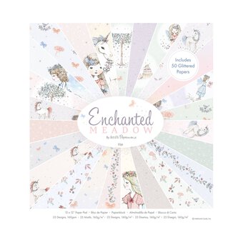 Papermania Enchanted Meadow Paper Pad 12 x 12 Inches 50 Sheets