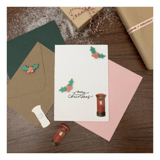 Holly Wooden Toppers 4 Pack image number 2