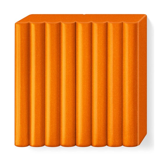 Fimo Effect Metallic Orange Modelling Clay 57g image number 2