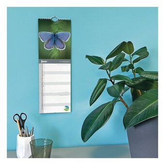 RSPB Wildlife Slim Calendar 2026