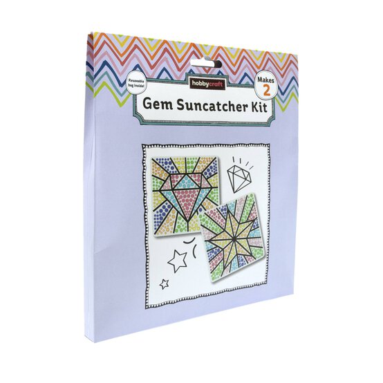 Geo Gem Suncatcher Kit 2 Pack image number 1
