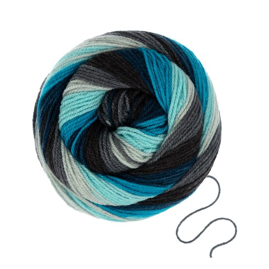 James C Brett Stormy Seas Swurlywurly DK Yarn 200g image number 3