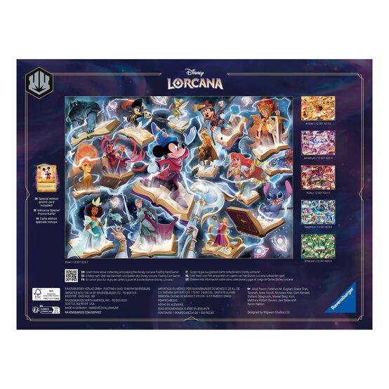Disney Lorcana Glimmers of the Realm Steel Jigsaw Puzzle 1000 Pieces image number 3