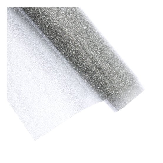 Siser Silver Glitter Heat Transfer Vinyl 30cm x 50cm  image number 2