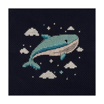 Trimits Whale Counted Cross Stitch Kit 13cm x 13cm