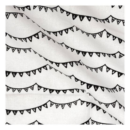Black and White Halloween Fat Quarters 6 Pack image number 2