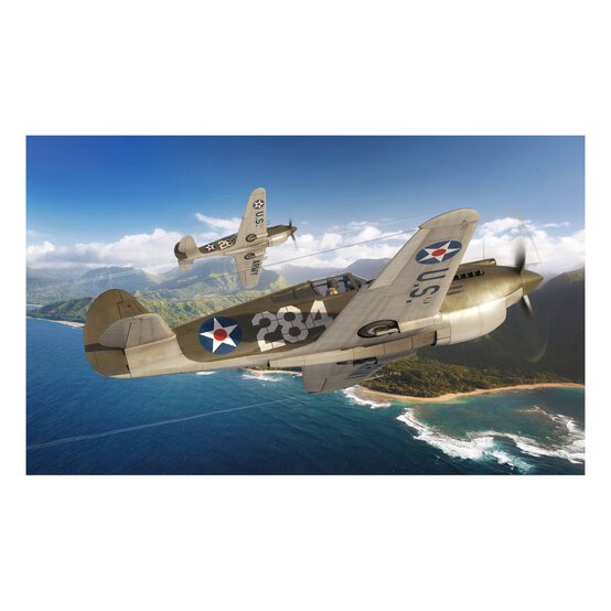 Airfix Curtiss P-40B Warhawk Model Kit 1:72 image number 2