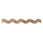 Gold 10mm Metallic Ric Rac Trim by the Metre image number 1