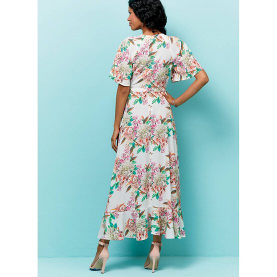 Butterick Wrap Dress Sewing Pattern B6554 (14-22) image number 7