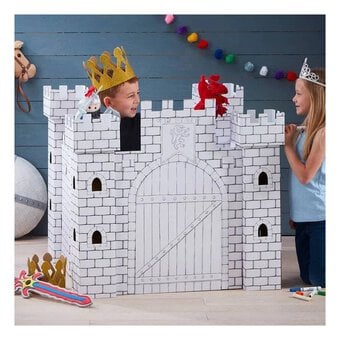 Colour-In Cardboard Castle 88cm