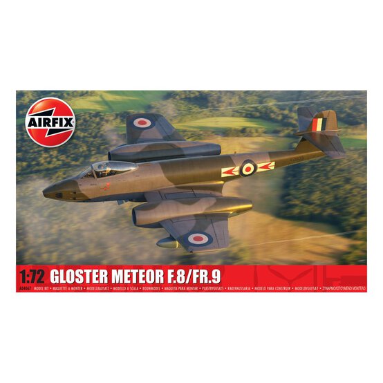 Airfix Gloster Meteor F.8/FR.9 Model Kit 1:72 image number 1