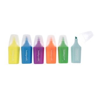 Mini Highlighters 6 Pack