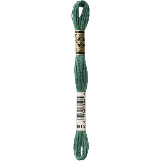 DMC Green Mouline Special 25 Cotton Thread 8m (3815) image number 3