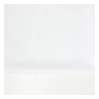White Polyester Bi-Stretch Fabric Pack 152cm x 2m image number 2