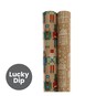 Assorted Kraft Christmas Wrapping Paper 70cm x 3m image number 1