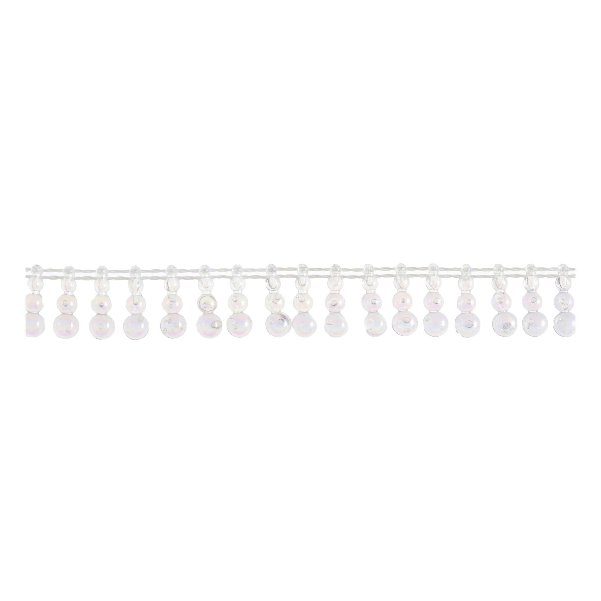 Aurora TriSize Drop Pearl Beading by the Metre Hobbycraft