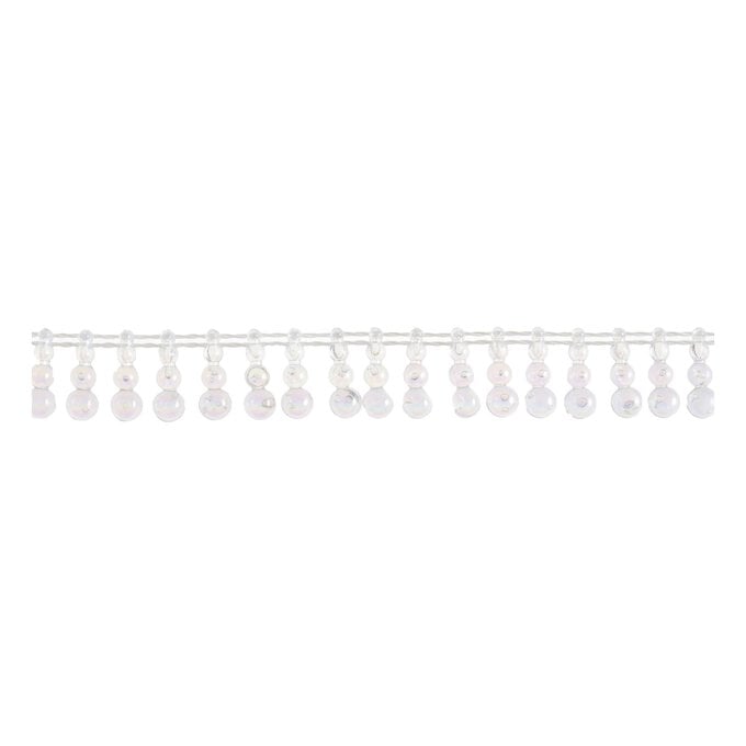 Aurora Tri-Size Drop Pearl Beading by the Metre | Hobbycraft