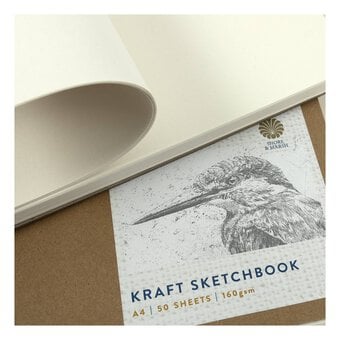 Shore & Marsh Portrait Kraft Sketchbook A4 50 Sheets image number 4