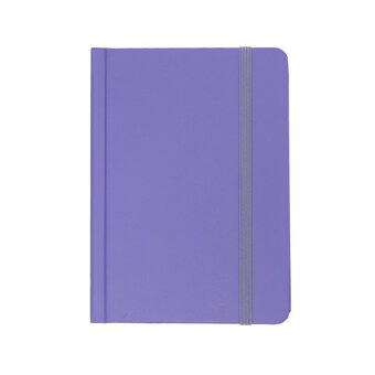 Purple Lined Notebook A6 