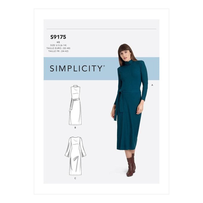 Simplicity Women’s Dress Sewing Pattern S9175 (14-22) image number 1