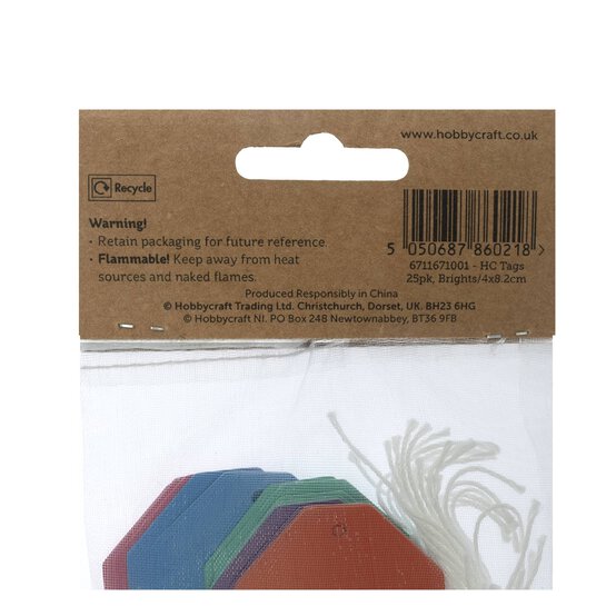 Bright Gift Tags 8cm 25 Pack  image number 5