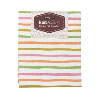 Pastel Wiggly  Single Cotton Fat Quarter