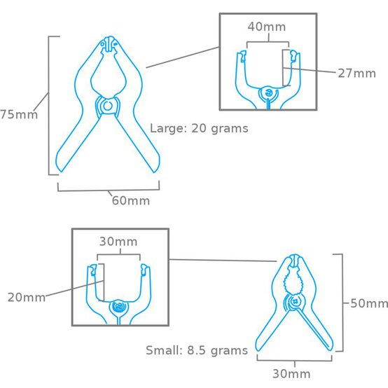 Nylon Grip Clamps 9 Pack image number 4