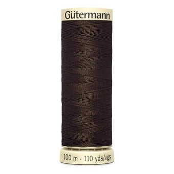 Gutermann Brown Sew All Thread 100m (406)