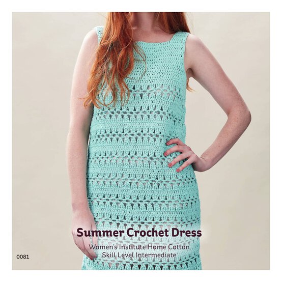 Women's Institute Vintage Summer Crochet Dress Digital Pattern 0081 image number 1
